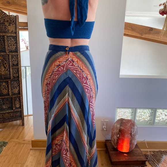 Vintage Linen 70’s skirt - Picture 6 of 8